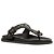 Schutz Sandalia Papete Tiras Preto - Imagem 1