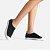 Arezzo Tenis Slip On Preto Knit Detalhe Branco - Imagem 2