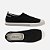 Arezzo Tenis Slip On Preto Knit Detalhe Branco - Imagem 3
