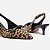 Arezzo Scarpin Animal Print Pelo Salto Fino Slingback Laço - Imagem 3