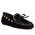 Schutz Mocassim Aplicacoes Couro Nobuck Preto - Imagem 1
