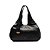 Arezzo Bolsa Hobo Preta Grande Bag Charm Tressê - Imagem 1