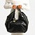 Arezzo Bolsa Hobo Preta Grande Bag Charm Tressê - Imagem 2