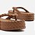 Arezzo Sandália Marrom Flatform Marrocos Brizza - Imagem 2