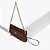 Schutz Bolsa Clutch Denny Média Couro Marrom - Imagem 3