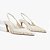 Schutz Slingback Lexi Studs Couro Branco - Imagem 2