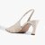 Schutz Slingback Lexi Studs Couro Branco - Imagem 3