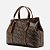 Arezzo Bolsa Tote Marrom Couro Grande Estampa - Imagem 2