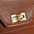 Schutz Bolsa Hailey Média Couro Marrom - Imagem 3