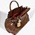 Schutz Bolsa Tote Grande Heaven Couro Marrom - Imagem 2