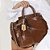 Schutz Bolsa Tote Grande Heaven Couro Marrom - Imagem 3