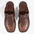 Schutz Rasteira Flat Shield Couro Marrom - Imagem 4