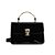 Schutz Bolsa Satchel Leones Média Couro Preta - Imagem 1