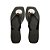 Arezzo Chinelo de Dedo Preto Square Tiras Largas - Imagem 1