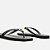 Arezzo Chinelo de Dedo Preto Square Tiras Largas - Imagem 2