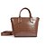 Schutz Bolsa Media Croco Marrom - Imagem 1