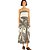 Farm Vestido Cropped Estampado Listra Tropical - Imagem 1