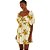 Farm Vestido Curto Estampado Pássaro Chic - Imagem 1