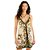 Farm Vestido Curto Estampado Natureza Floral Verde - Imagem 1