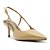 Arezzo Scarpin Marrom Couro Salto Fino Fivela Slingback - Imagem 1