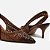 Arezzo Scarpin Marrom Tressê Salto Fino Slingback - Imagem 2