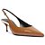 Schutz Scarpin Slingback Paola Couro Marrom - Imagem 1