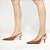 Schutz Scarpin Slingback Paola Couro Marrom - Imagem 2