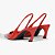 Schutz Scarpin Slingback Lexi Mid Verniz Vermelho - Imagem 2