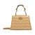 Schutz Bolsa Tote New Believe Grande Couro Nude - Imagem 1