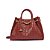 Schutz Bolsa Tote Rebecca Couro Vermelha - Imagem 1