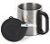 Caneca Inox 180ml Personalizada com Cabo e Tampa de Plástico - Imagem 1