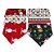 Bandanas Tricoline Estampado Natal - 10 unidades - Imagem 2
