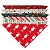 Bandanas Tricoline Estampado Natal - 10 unidades - Imagem 1