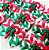 Laço Borboleta Estampado Botão de Natal - 10 unidades - Imagem 6