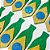 Gravata Social EVA Glitter Copa Brasil - 10 unidades - Imagem 1