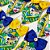 Gravata Social Estampado com Laço Copa Brasil - 10 unidades - Imagem 1