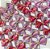 Laço X Estampado Strass Outubro Rosa - 10 unidades - Imagem 2