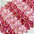 Laço 4 Pontas Estampado Strass Outubro Rosa - 10 unidades - Imagem 2