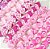 Laço X Duplo Estampado Strass Outubro Rosa - 10 unidades - Imagem 1