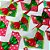 Colarinho Fechado Estampado com Laço de Natal - 10 unidades - Imagem 2