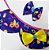 Conjunto Laço Maxi e Gargantilha Tricoline Estampado Carnaval - 10 unidades - Imagem 3