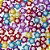 Adesivos EVA Glitter Florzinha Pérola - 20 unidades - Imagem 1