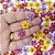 Adesivos EVA Glitter Florzinha Pérola - 20 unidades - Imagem 2