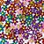 Adesivos EVA Glitter Girassol Borboleta - 20 unidades - Imagem 1