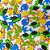 Adesivos EVA Glitter Fundo Mar - 10 unidades - Imagem 1