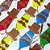 Gravata Social Bigode Chapéu Couro Sintético - 10 unidades - Imagem 1