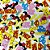 Adesivos EVA Glitter Pais - 10 unidades - Imagem 1