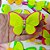 Gargantilha Borboleta Strass Feltro - 10 unidades - Imagem 3