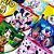 Bandanas Tecido Estampado Disney - 10 unidades - Imagem 1