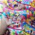 Babador Tecido Estampado Viés Carnaval - 10 unidades - Imagem 3